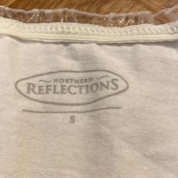 NORTHERN Reflections Women's White Tank Top  (Size Small) - Picture 6 of 8